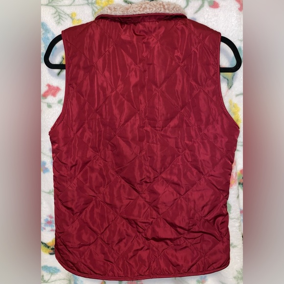 Love Tree Sherpa Fleece Reversible Vest - Picture 2 of 5